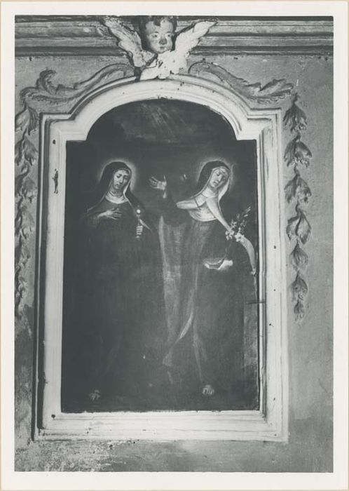 tableau : Sainte Claire et sainte Thérèse - © Ministère de la Culture (France), Médiathèque du patrimoine et de la photographie, diffusion GrandPalaisRmn Photo