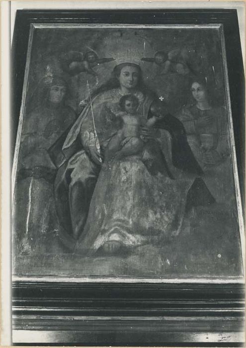 tableau, cadre : Vierge à l'Enfant, entre sainte Anne et saint Jean l'Evangéliste - © Ministère de la Culture (France), Médiathèque du patrimoine et de la photographie, diffusion GrandPalaisRmn Photo