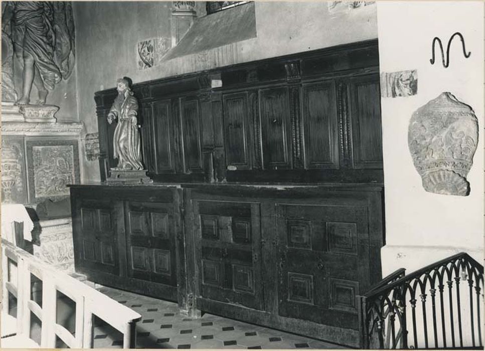 meuble de sacristie, crédence - © Ministère de la Culture (France), Médiathèque du patrimoine et de la photographie, diffusion GrandPalaisRmn Photo