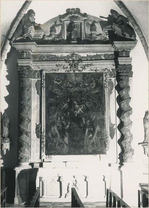 tableau : la Donation et les mystères du Rosaire - © Ministère de la Culture (France), Médiathèque du patrimoine et de la photographie, diffusion GrandPalaisRmn Photo