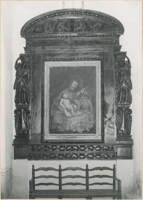 Retable, tableau : Saint Joseph et l'enfant Jésus