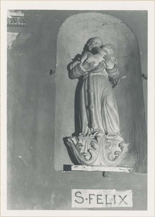 groupe sculpté : Saint Félix de Cantalice portant l’Enfant - © Ministère de la Culture (France), Médiathèque du patrimoine et de la photographie, diffusion GrandPalaisRmn Photo