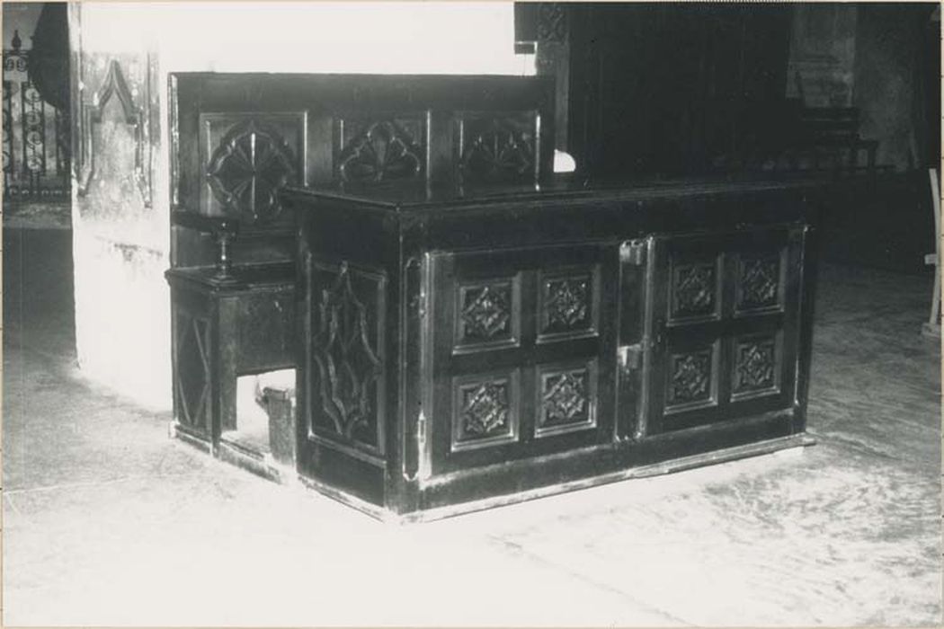 banc d'oeuvre, lutrin à armoire (meuble-pupitre) - © Ministère de la Culture (France), Médiathèque du patrimoine et de la photographie, diffusion GrandPalaisRmn Photo