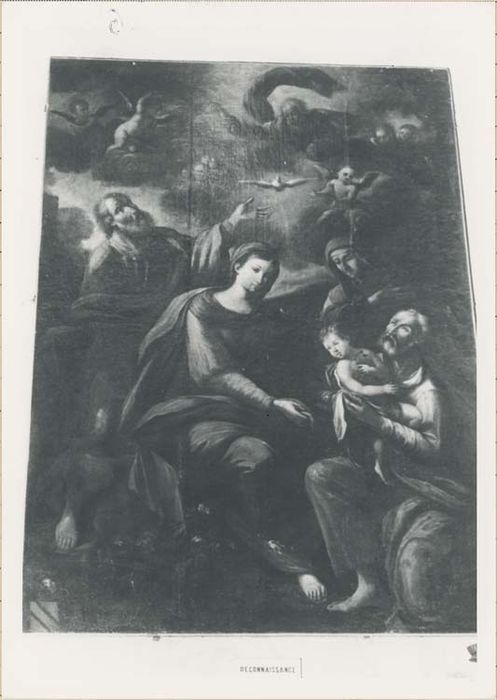 tableau, cadre : la Sainte Famille - © Ministère de la Culture (France), Médiathèque du patrimoine et de la photographie, diffusion GrandPalaisRmn Photo