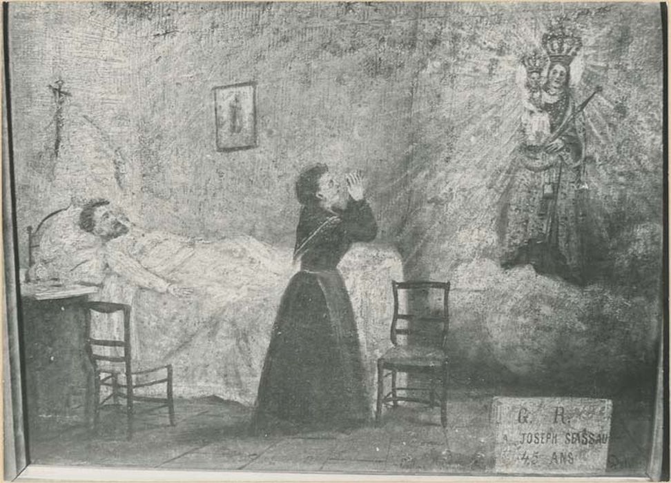 tableau ex-voto : Chambre de malade - © Ministère de la Culture (France), Médiathèque du patrimoine et de la photographie, diffusion GrandPalaisRmn Photo