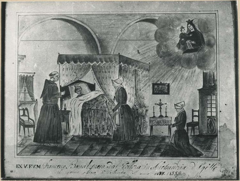 tableau ex-voto : Guérison d'une jeune fille - © Ministère de la Culture (France), Médiathèque du patrimoine et de la photographie, diffusion GrandPalaisRmn Photo