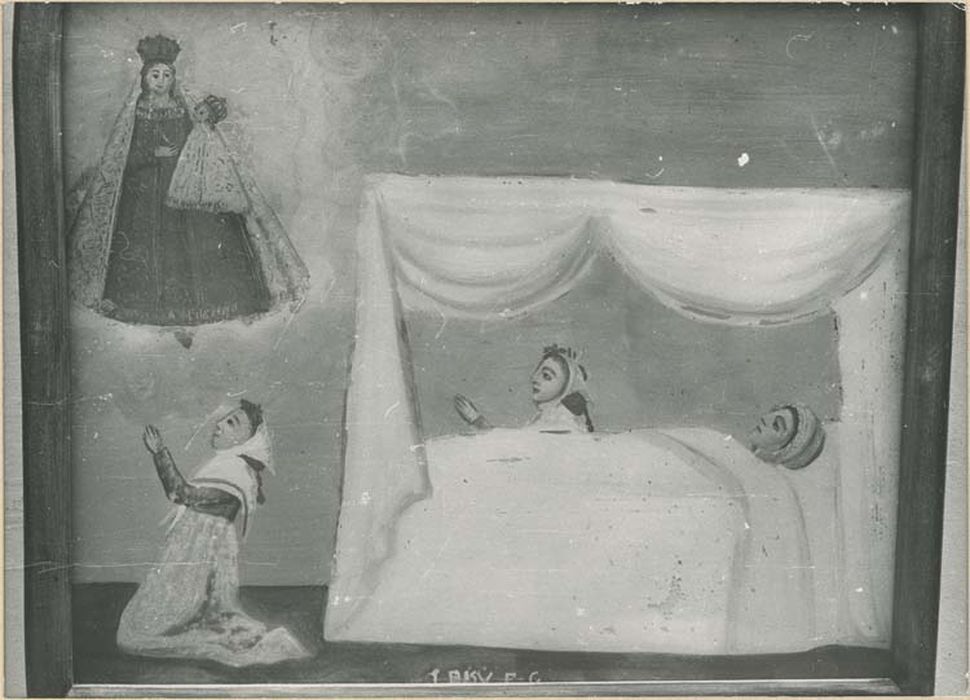 tableau ex-voto : Chambre de malade - © Ministère de la Culture (France), Médiathèque du patrimoine et de la photographie, diffusion GrandPalaisRmn Photo