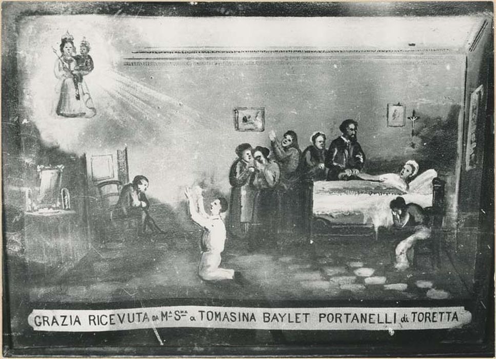 tableau ex-voto : Chambre de malade - © Ministère de la Culture (France), Médiathèque du patrimoine et de la photographie, diffusion GrandPalaisRmn Photo