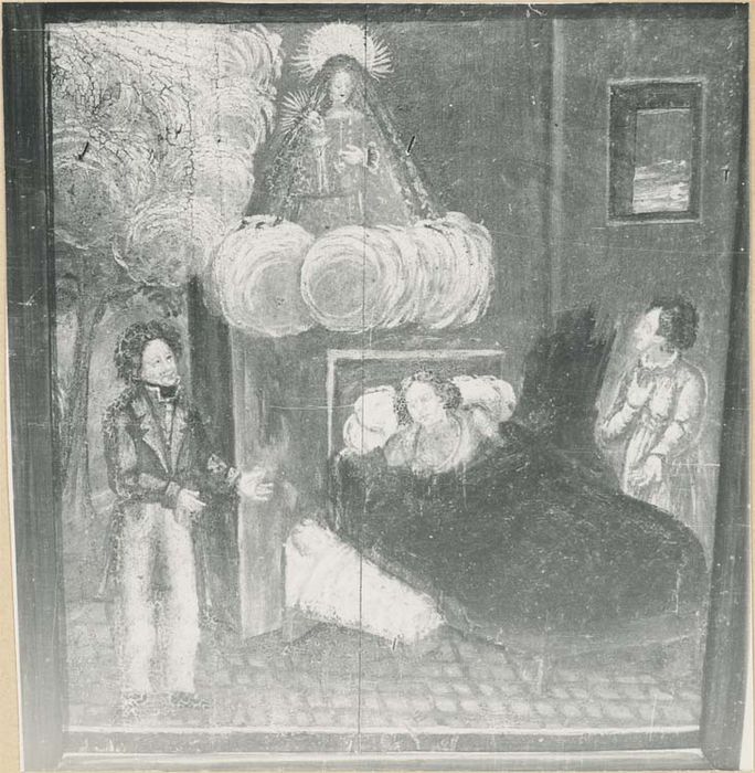 tableau ex-voto : Naissance d'un enfant - © Ministère de la Culture (France), Médiathèque du patrimoine et de la photographie, diffusion GrandPalaisRmn Photo