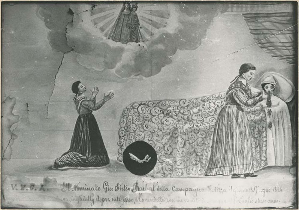 tableau ex-voto : Homme crachant un os malencontreusement avalé - © Ministère de la Culture (France), Médiathèque du patrimoine et de la photographie, diffusion GrandPalaisRmn Photo