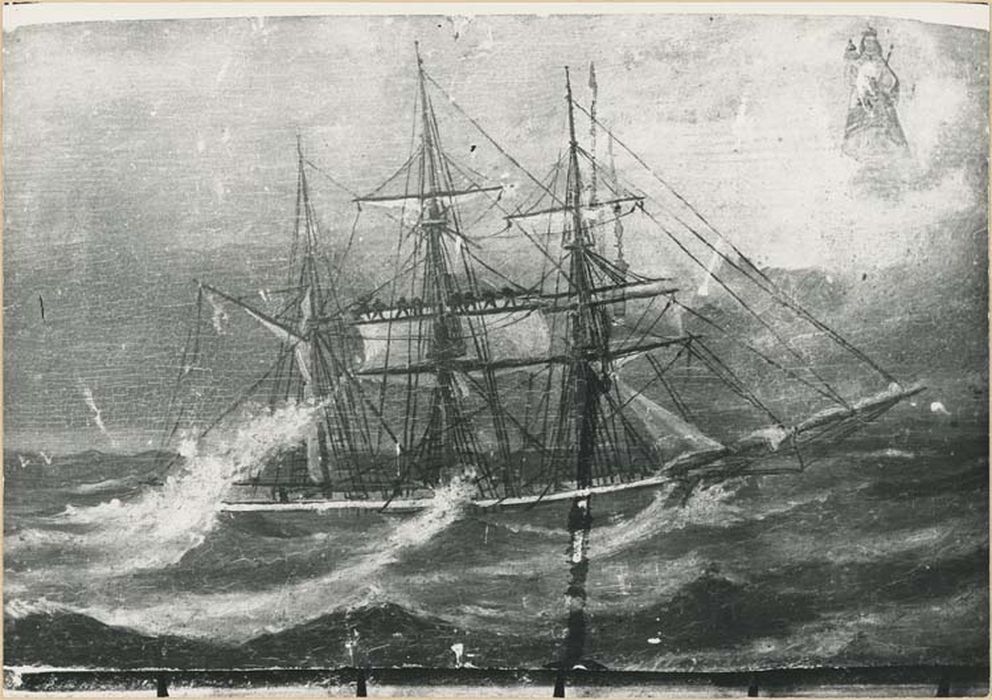 tableau ex-voto : Bateau dans la tempête - © Ministère de la Culture (France), Médiathèque du patrimoine et de la photographie, diffusion GrandPalaisRmn Photo