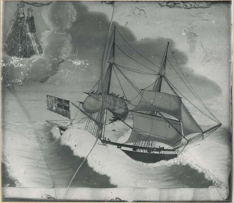 tableau ex-voto : Bateau dans la tempête - © Ministère de la Culture (France), Médiathèque du patrimoine et de la photographie, diffusion GrandPalaisRmn Photo