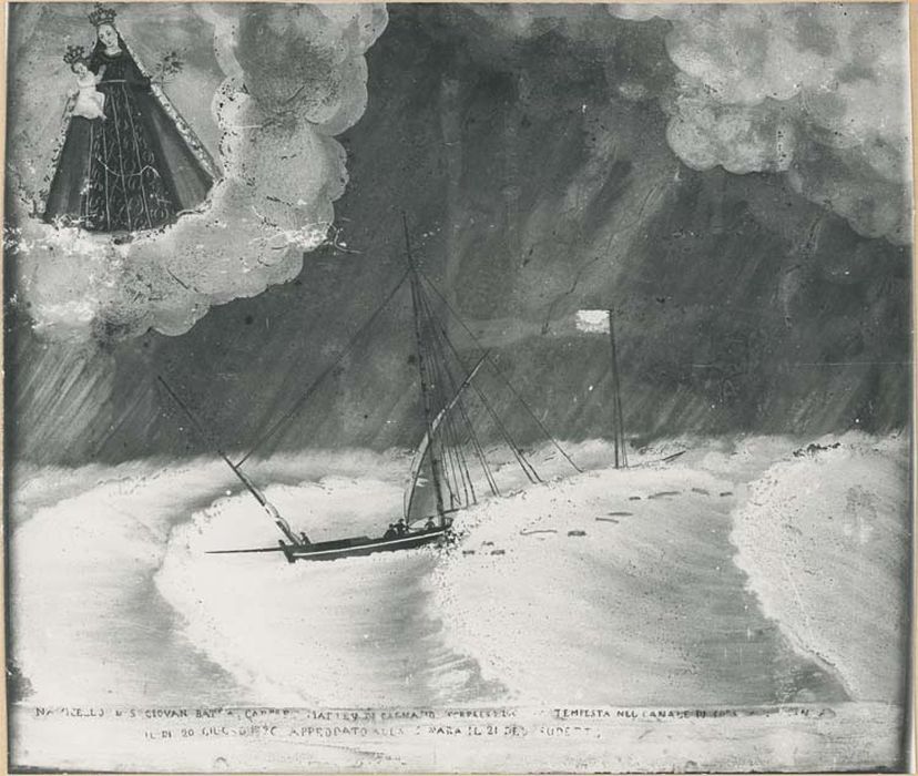 tableau ex-voto : Bateau dans la tempête - © Ministère de la Culture (France), Médiathèque du patrimoine et de la photographie, diffusion GrandPalaisRmn Photo