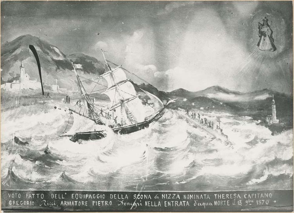 tableau ex-voto : Bateau dans la tempête - © Ministère de la Culture (France), Médiathèque du patrimoine et de la photographie, diffusion GrandPalaisRmn Photo