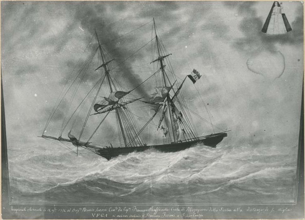 tableau ex-voto : Bateau dans la tempête - © Ministère de la Culture (France), Médiathèque du patrimoine et de la photographie, diffusion GrandPalaisRmn Photo