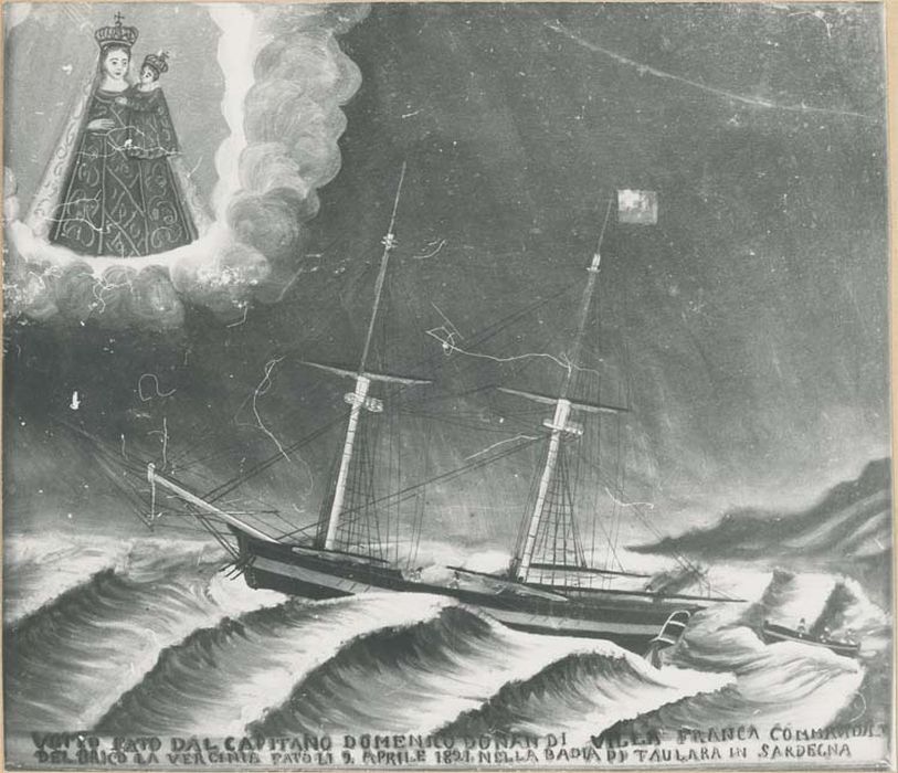 tableau ex-voto : Bateau dans la tempête - © Ministère de la Culture (France), Médiathèque du patrimoine et de la photographie, diffusion GrandPalaisRmn Photo