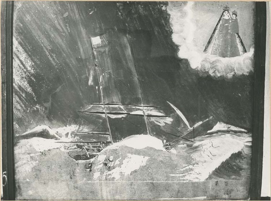 tableau ex-voto : Bateau dans la tempête - © Ministère de la Culture (France), Médiathèque du patrimoine et de la photographie, diffusion GrandPalaisRmn Photo