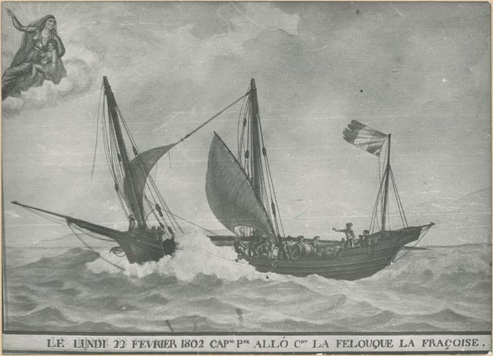 tableau ex-voto : Bateau assailli par une lame - © Ministère de la Culture (France), Médiathèque du patrimoine et de la photographie, diffusion GrandPalaisRmn Photo