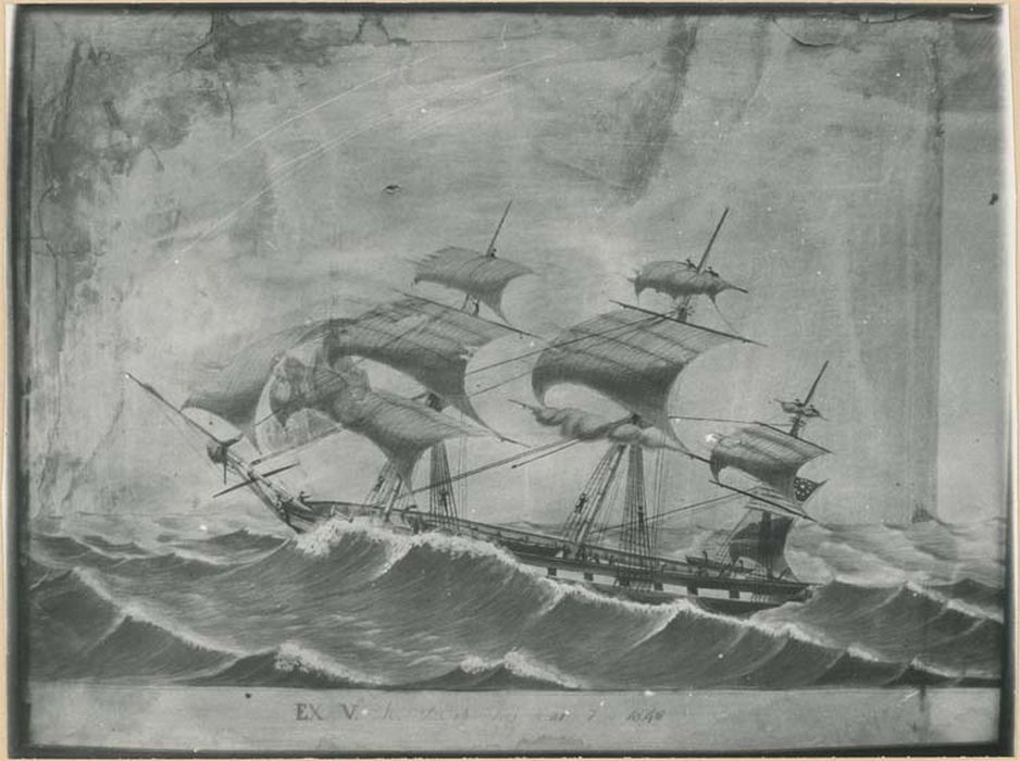 tableau ex-voto : Bateau dans la tempête - © Ministère de la Culture (France), Médiathèque du patrimoine et de la photographie, diffusion GrandPalaisRmn Photo