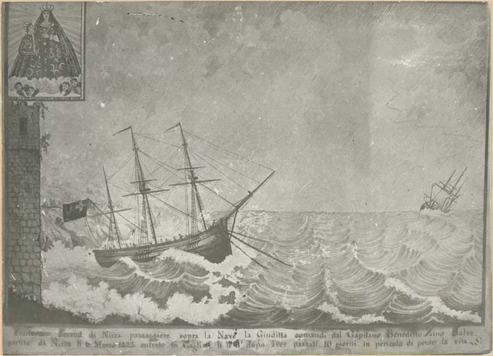 tableau ex-voto : Bateau dans la tempête - © Ministère de la Culture (France), Médiathèque du patrimoine et de la photographie, diffusion GrandPalaisRmn Photo