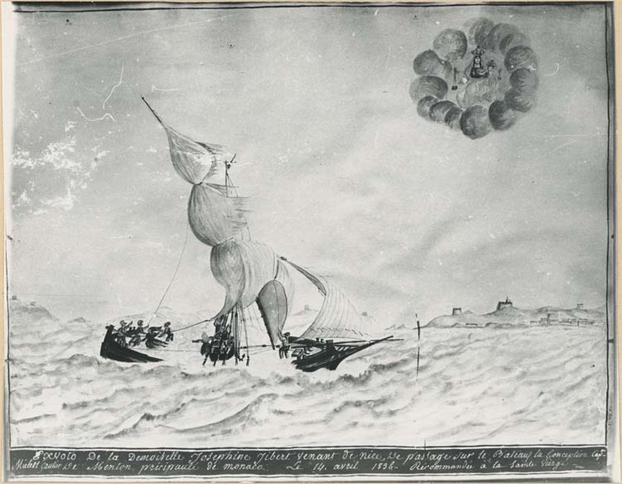 tableau ex-voto : Bateau dans la tempête - © Ministère de la Culture (France), Médiathèque du patrimoine et de la photographie, diffusion GrandPalaisRmn Photo