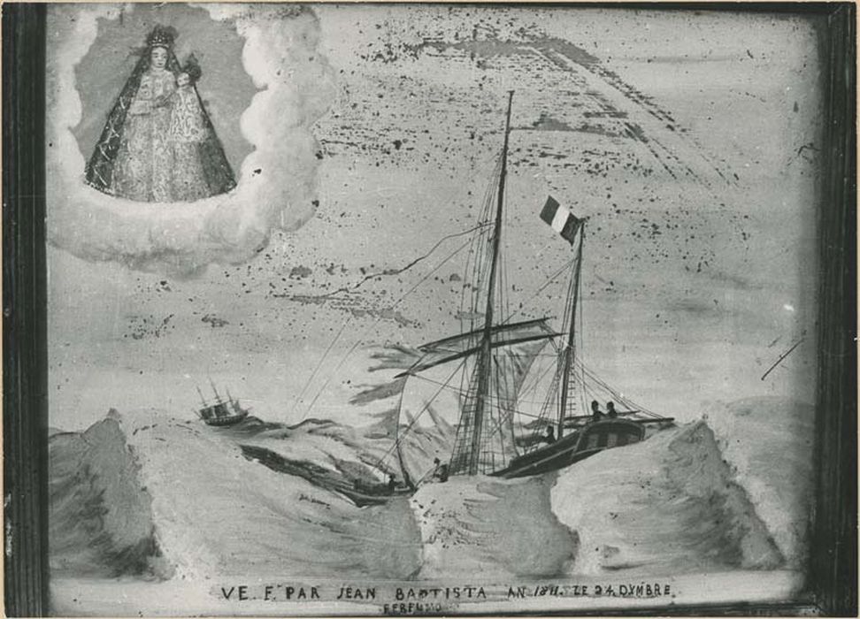 tableau ex-voto : Bateau dans la tempête - © Ministère de la Culture (France), Médiathèque du patrimoine et de la photographie, diffusion GrandPalaisRmn Photo