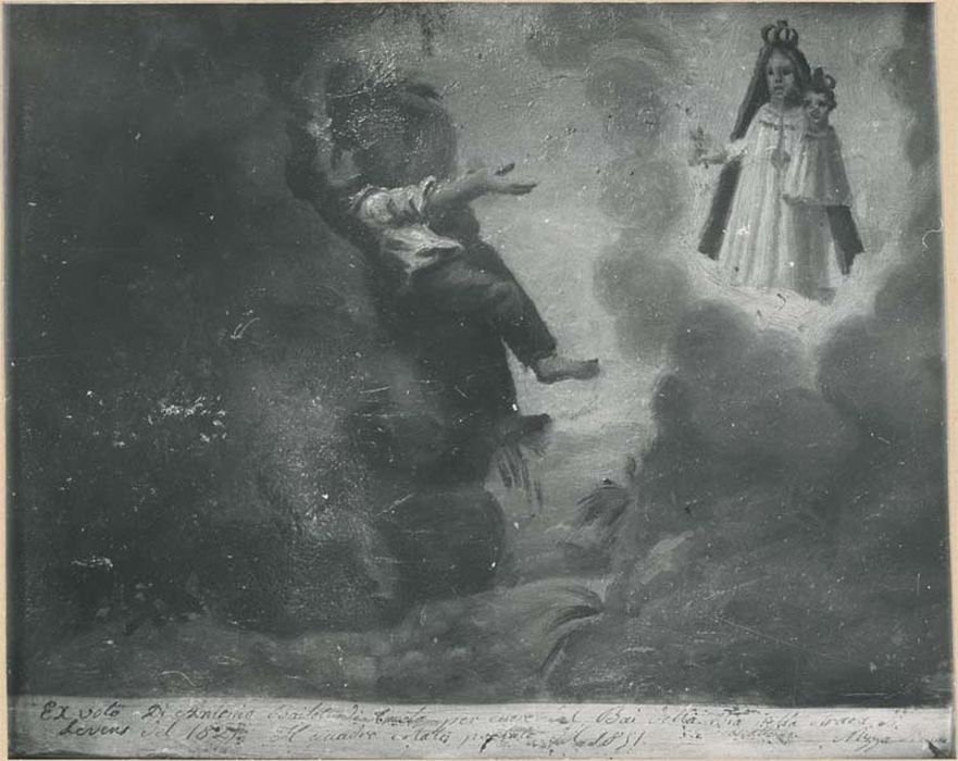 tableau ex-voto : Jeune paysan tombant dans un ravin - © Ministère de la Culture (France), Médiathèque du patrimoine et de la photographie, diffusion GrandPalaisRmn Photo