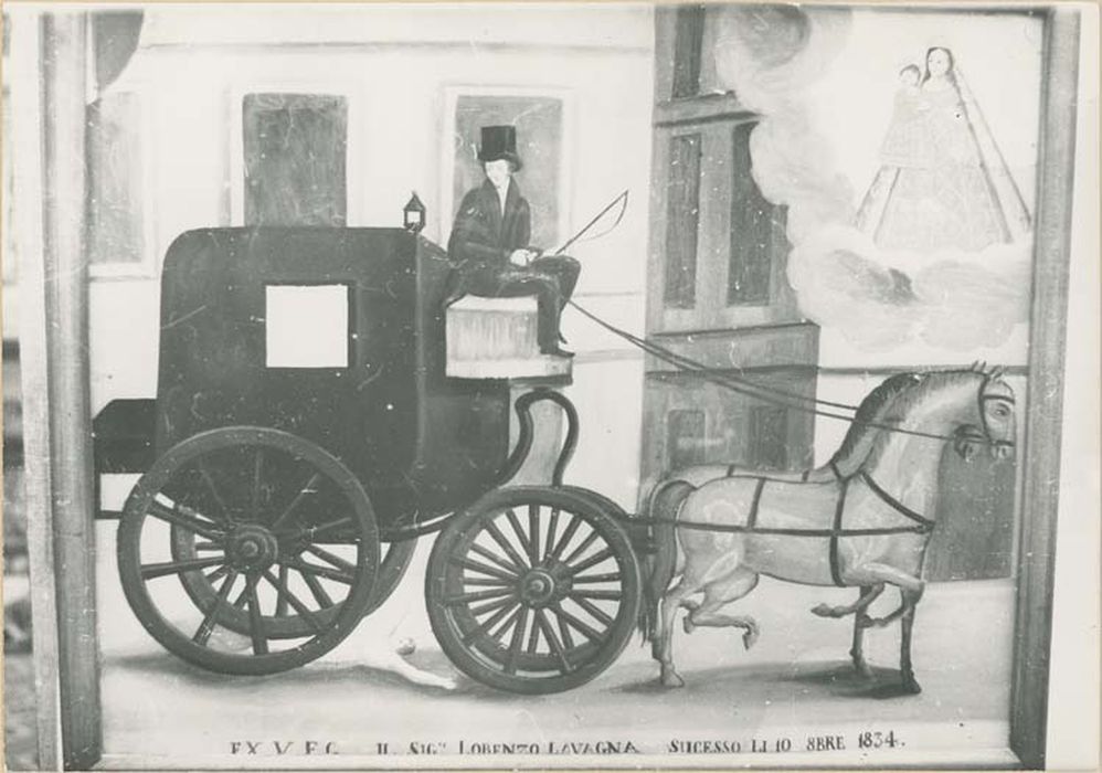 tableau ex-voto : Enfant sous les roues d'un fiacre - © Ministère de la Culture (France), Médiathèque du patrimoine et de la photographie, diffusion GrandPalaisRmn Photo