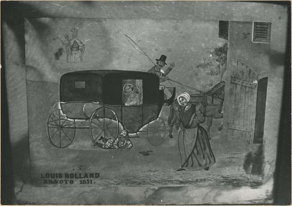 tableau ex-voto : Enfant sous les roues d'un fiacre - © Ministère de la Culture (France), Médiathèque du patrimoine et de la photographie, diffusion GrandPalaisRmn Photo