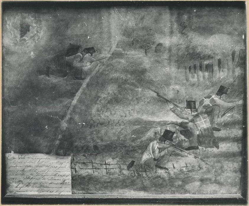 tableau ex-voto d'un soldat de l'armée - © Ministère de la Culture (France), Médiathèque du patrimoine et de la photographie, diffusion GrandPalaisRmn Photo