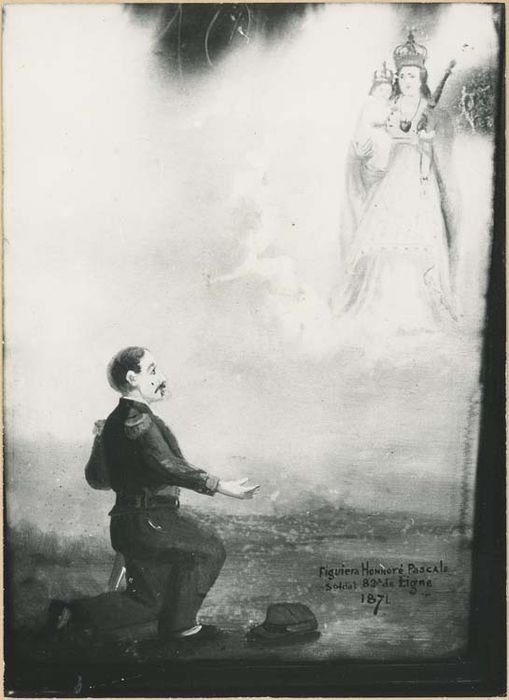 tableau ex-voto d'un soldat - © Ministère de la Culture (France), Médiathèque du patrimoine et de la photographie, diffusion GrandPalaisRmn Photo