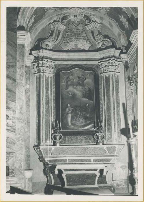 autel retable des Ames du Purgatoire, tableau : le Rachat des âmes du Purgatoire