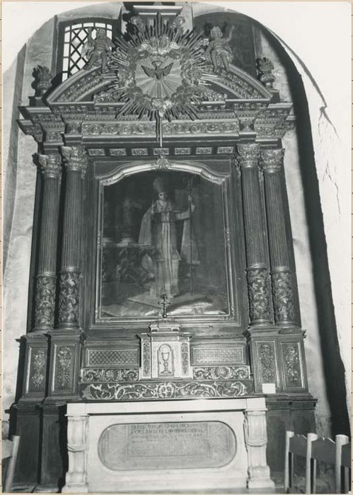 retable de saint Lambert, autel, tabernacle, 3 statues