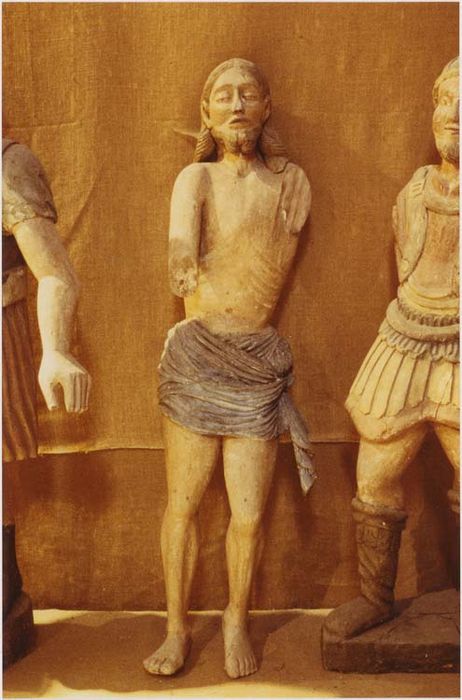 Statue : Christ attendant le supplice ou Dieu piteux