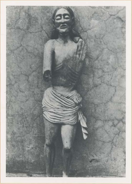 statue : Christ attendant le supplice ou Dieu piteux