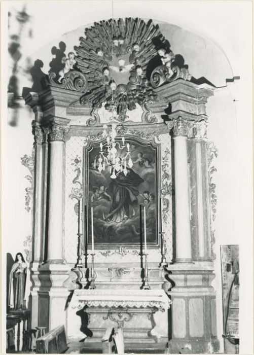 autel retable de l'Immaculée Conception, tableau : la Vierge de l'Immaculée Conception