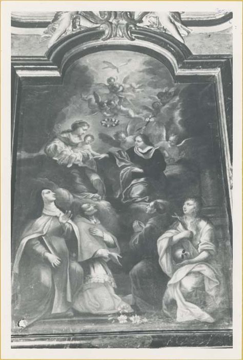 tableau : le Mariage mystique de sainte Catherine - © Ministère de la Culture (France), Médiathèque du patrimoine et de la photographie, diffusion GrandPalaisRmn Photo