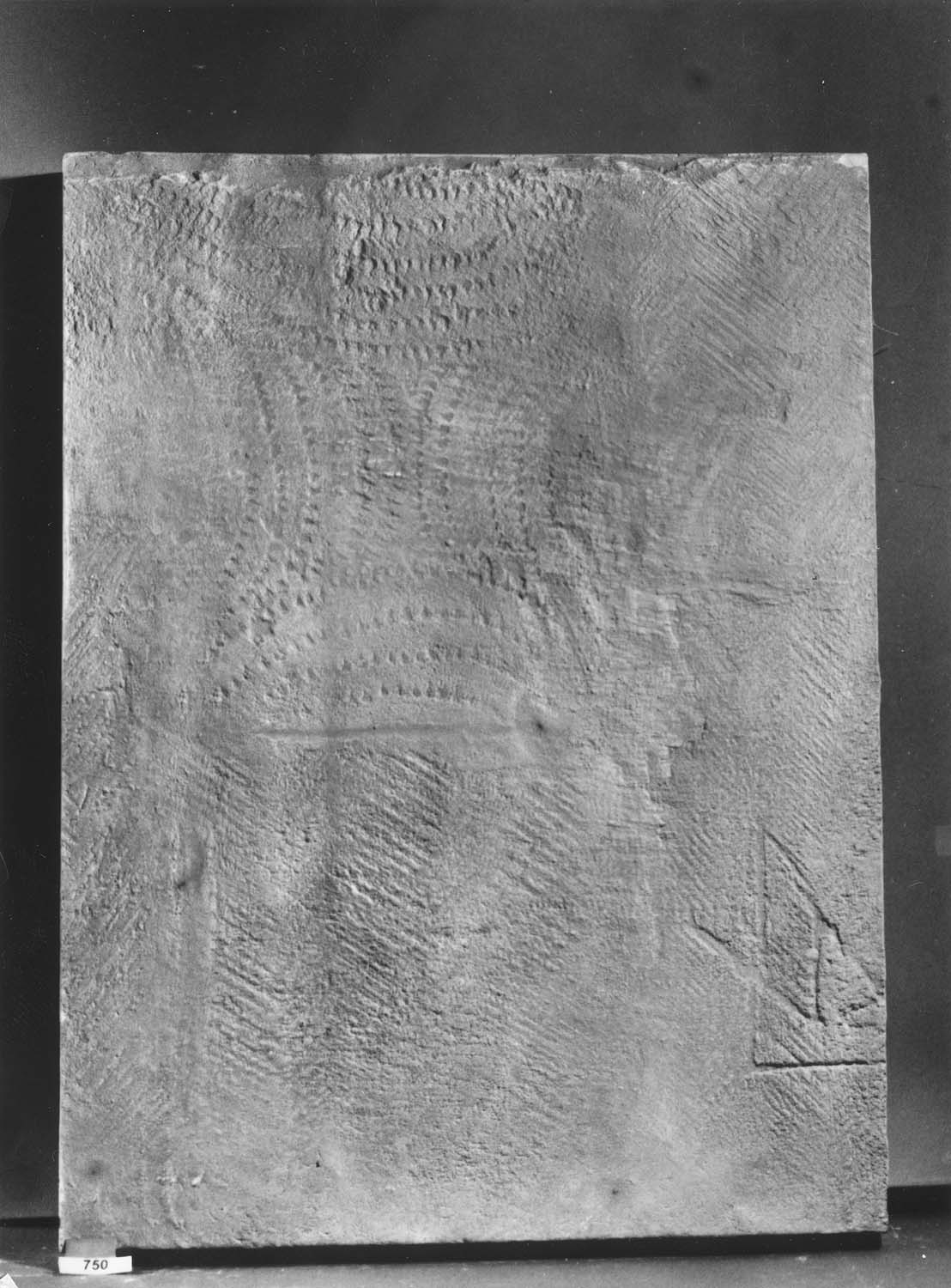 Moulage de signes lapidaires