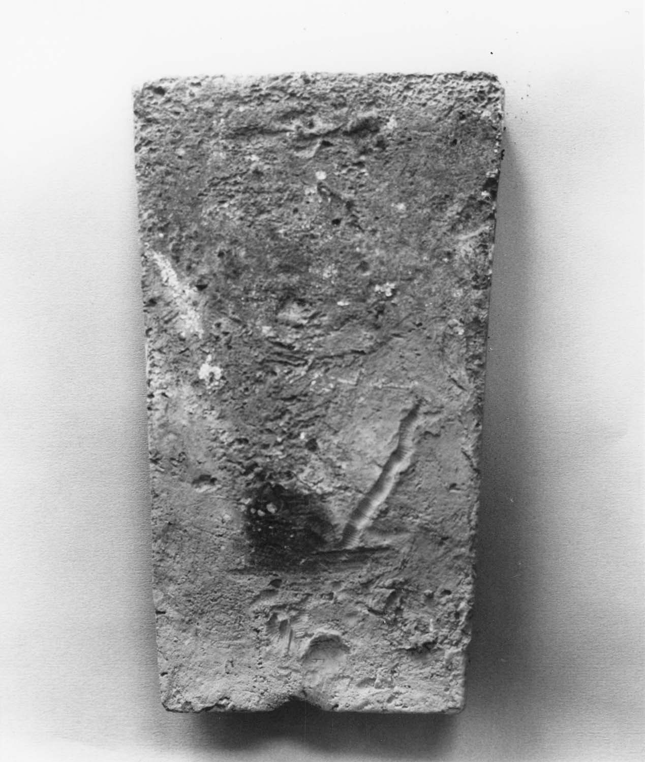 Tuile gironnée à tenon