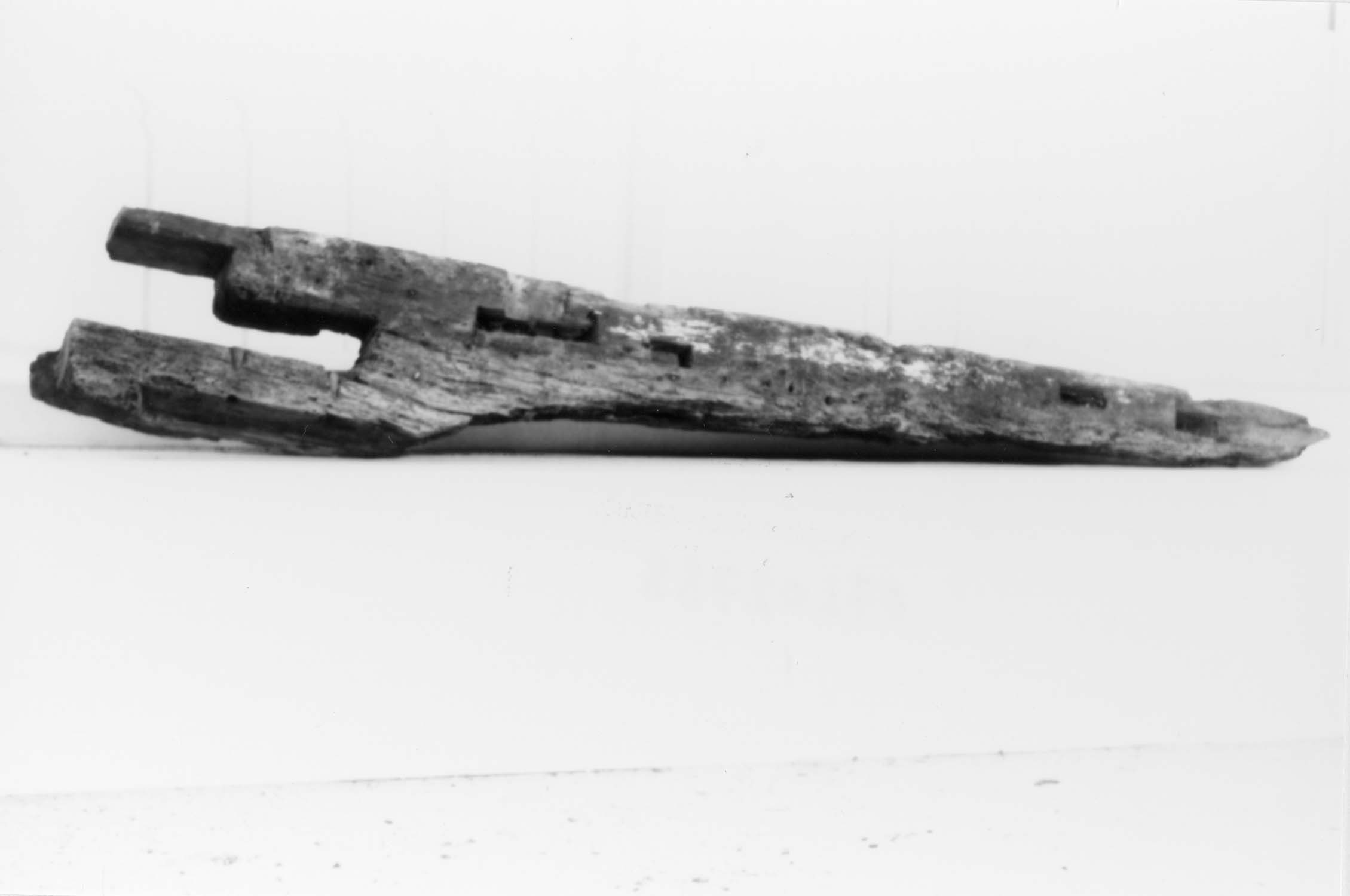 Échantillon de pièce de bois de pan de bois