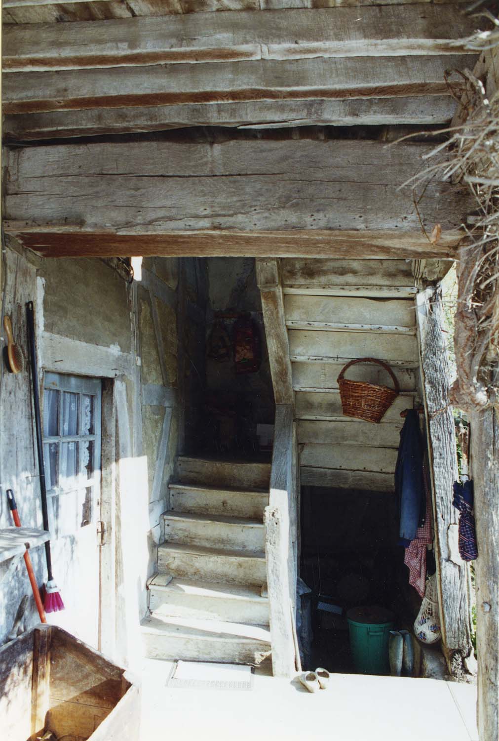 Escalier de charpente