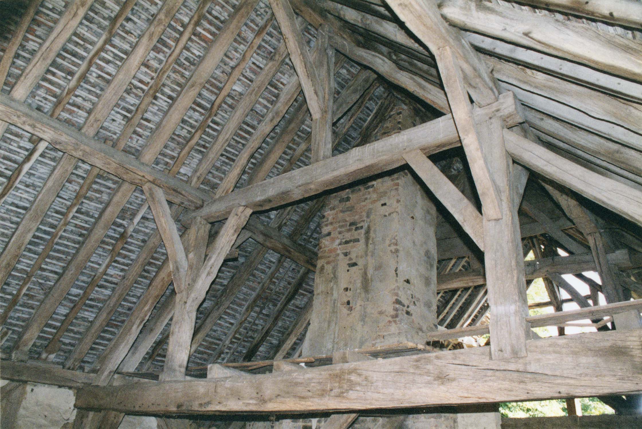 Charpente à chevalet