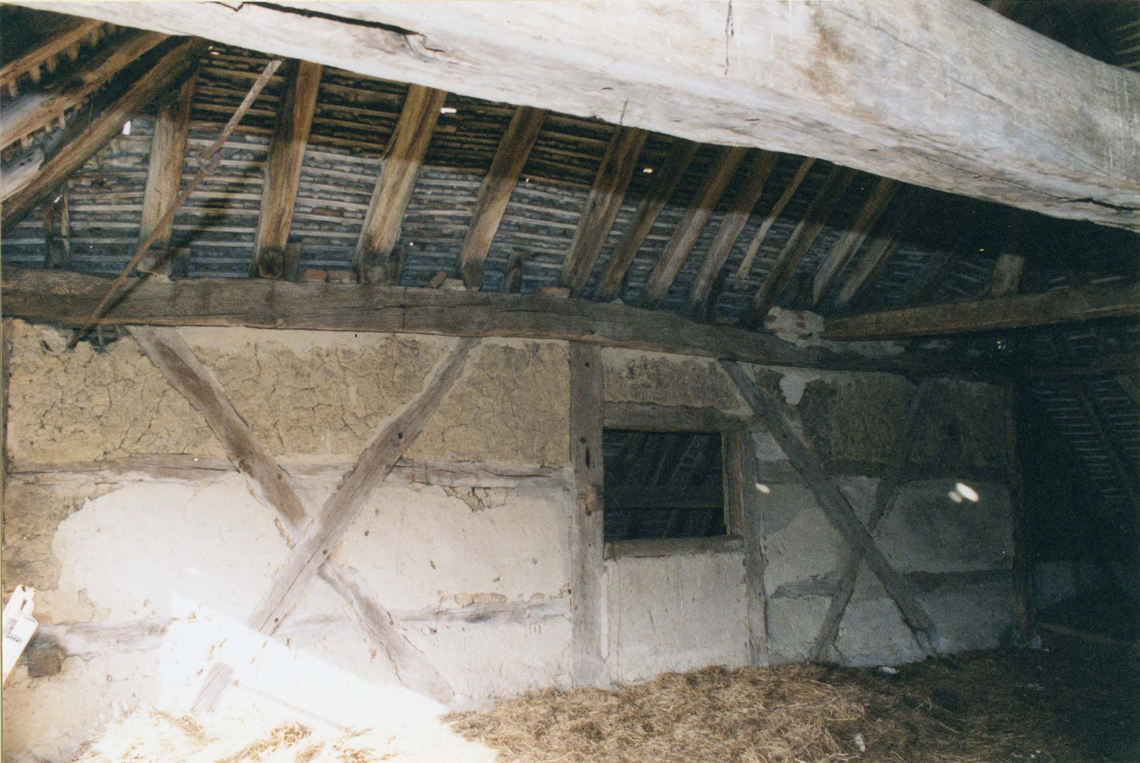 Détail du pan de bois