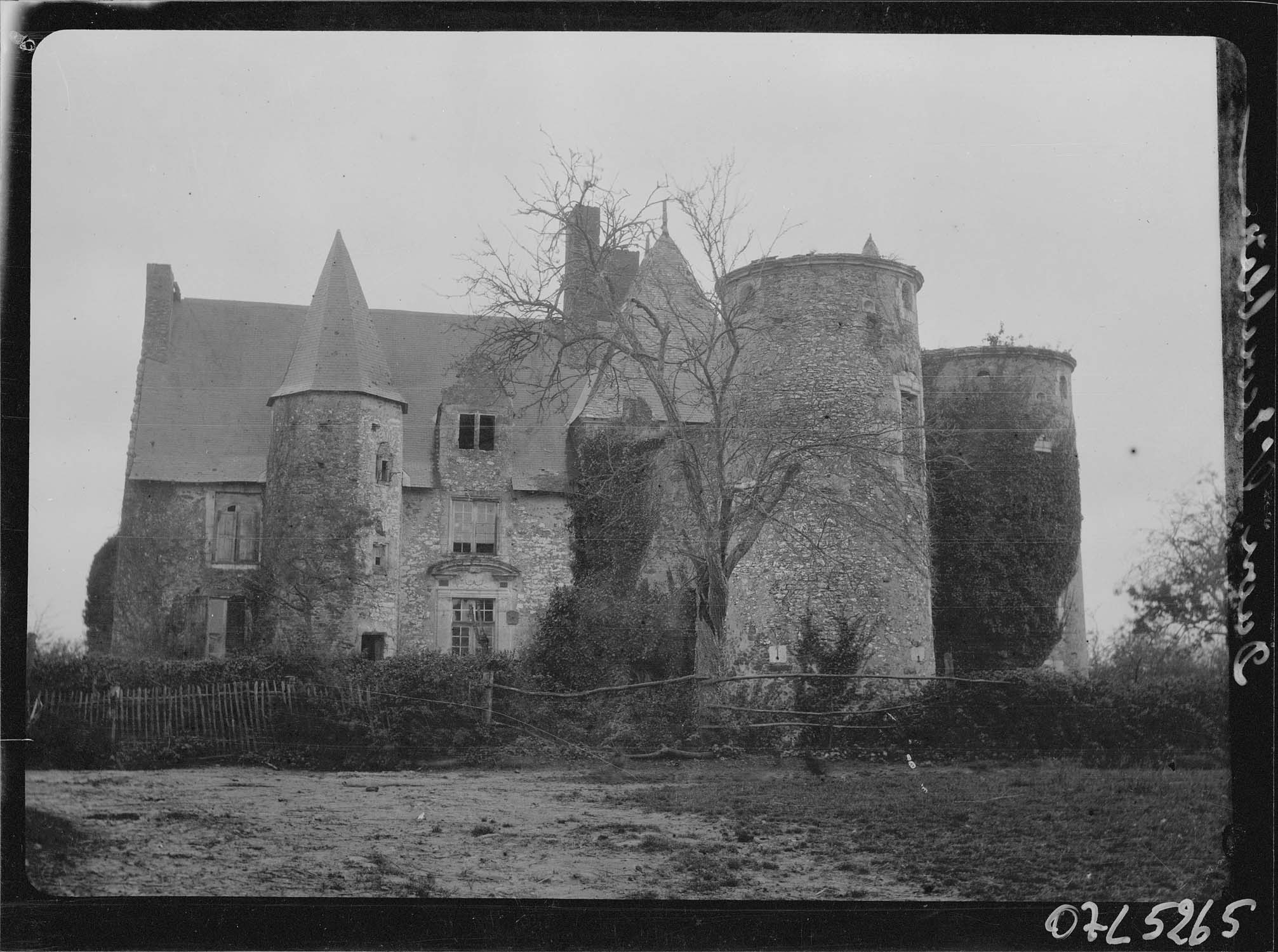 Façade sud du corps de logis