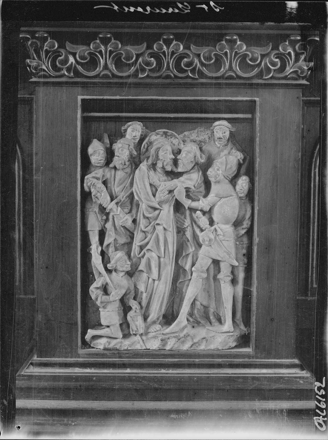 Bas-relief : le baiser de Judas