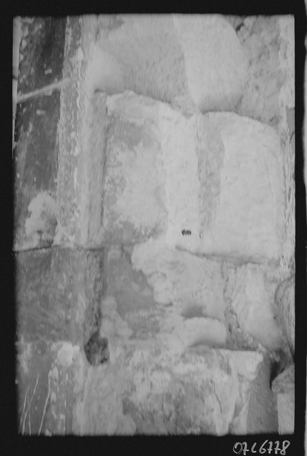 Embrasure d'origine, détail