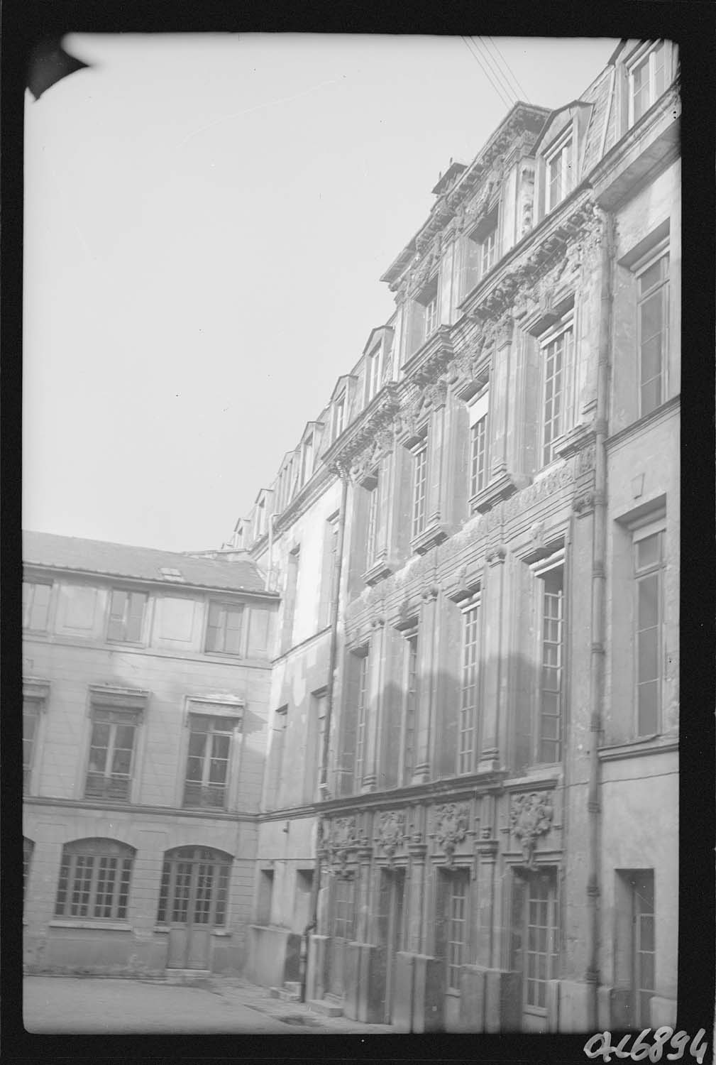 Les façades sur cour