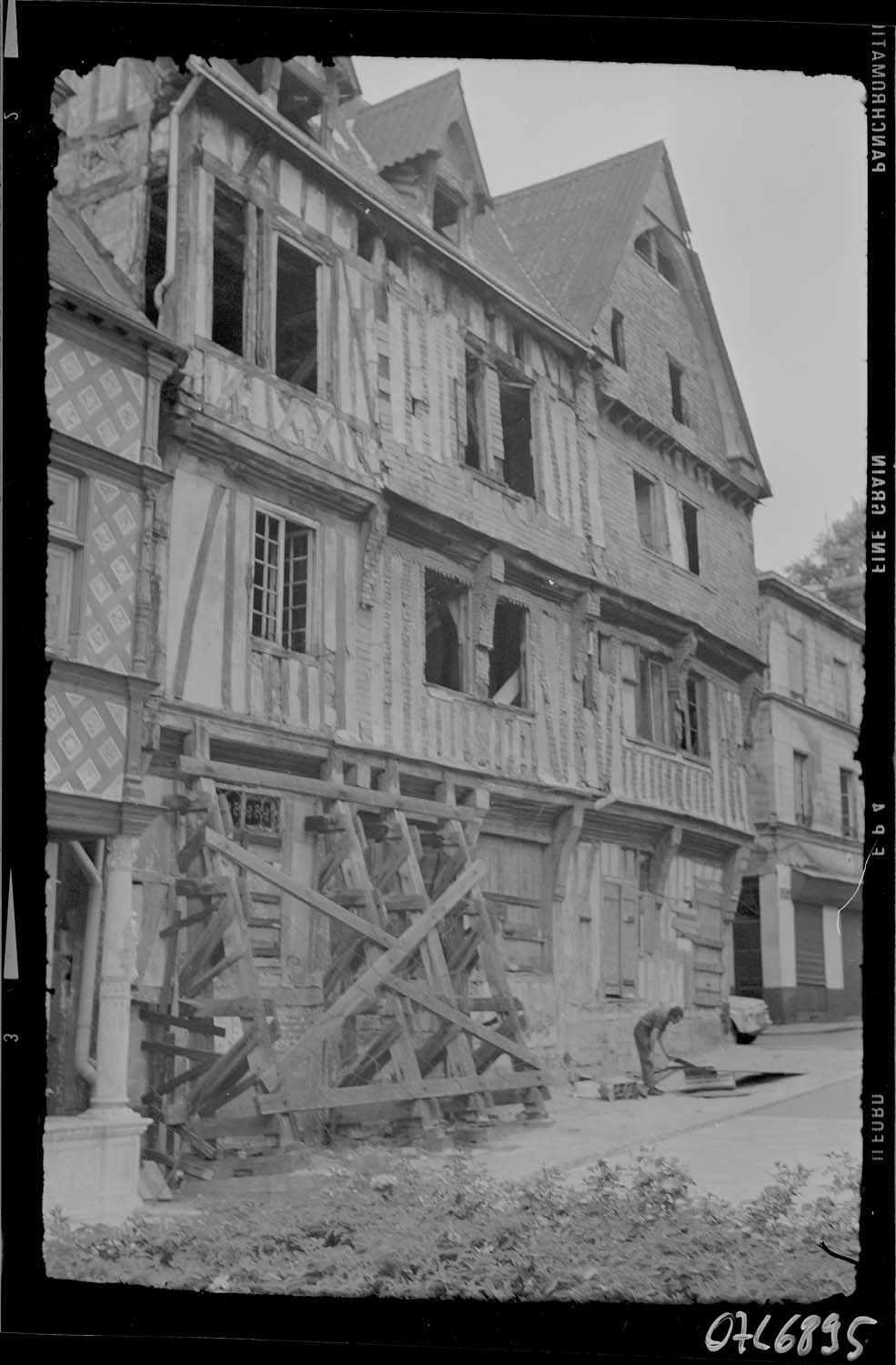 Façade rue du Ruissel avant restauration