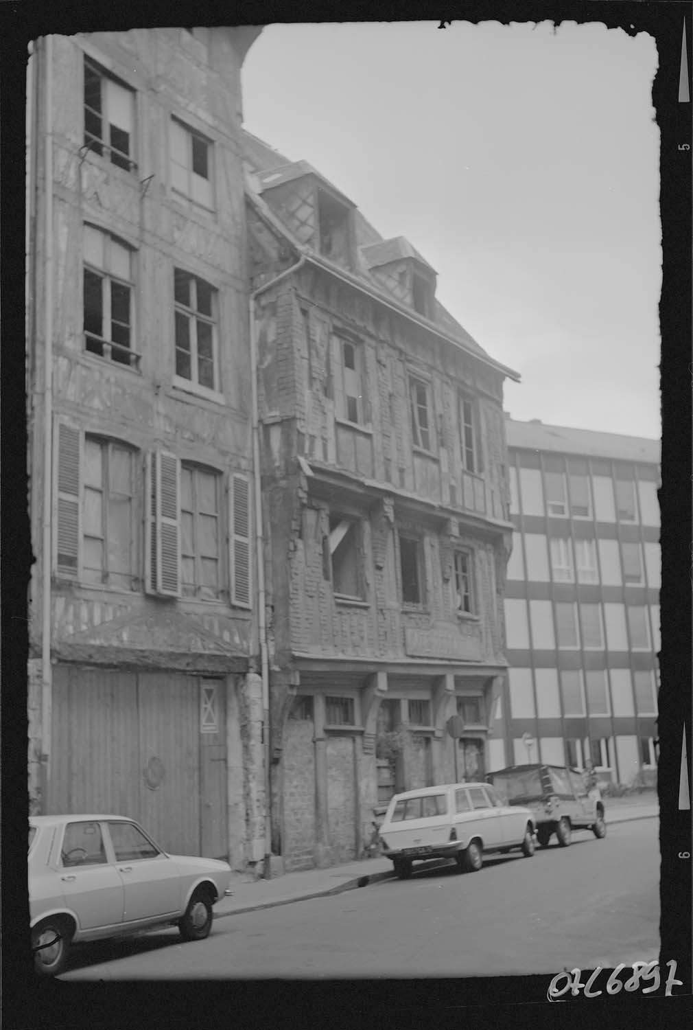 Façade rue Eau-de-Robec avant restauration