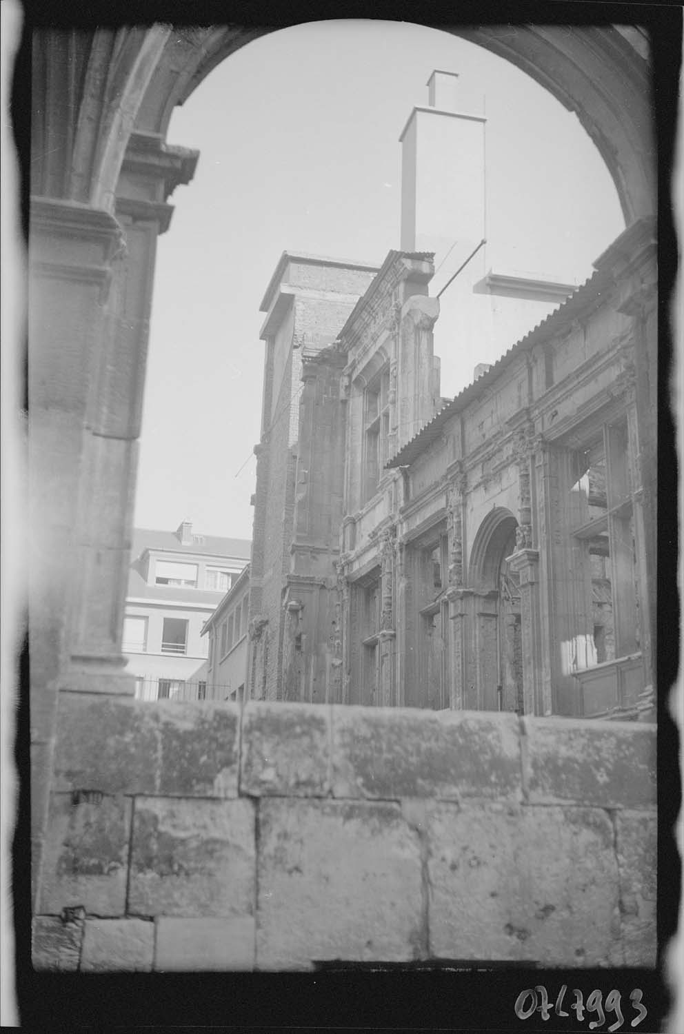 Cour vue de la galerie